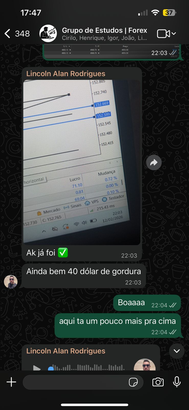 Depoimento de membro 3